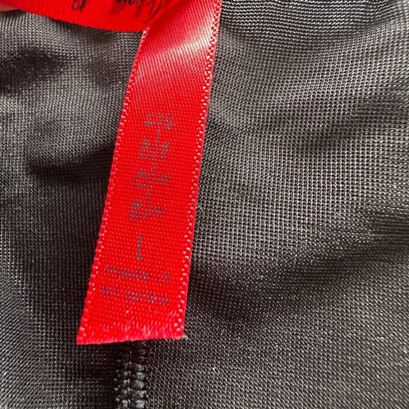 Spanx LG Skinny Britches Open-Bust Mid-Thigh Bodysuit Black Slimming - Picture 5 of 6